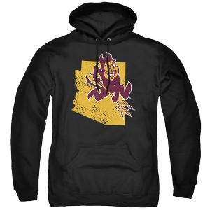 Men's Arizona State University State Shape Pull-Over Hoodie - 1 of 4