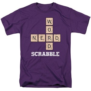 Scrabble Word Nerd Adult T-Shirt - 1 of 4
