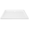 VidaXL Shower Base Tray with Dots White 35.4 in.x27.6 in.x1.6 in. ABS - 3 of 4