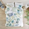 Okak All Size 6-Piece Cotton Printed Bed Comforter Set with Plant Foliage Pattern,Comfortable Quilt Comforter Bedding Sets,Machine Washable - 3 of 4