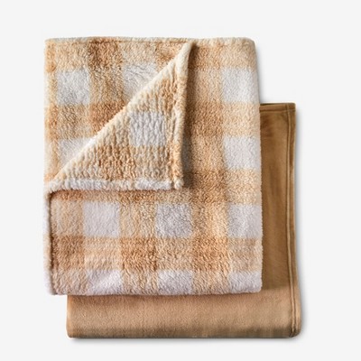 BrylaneHome Fleece Blanket + Free Throw