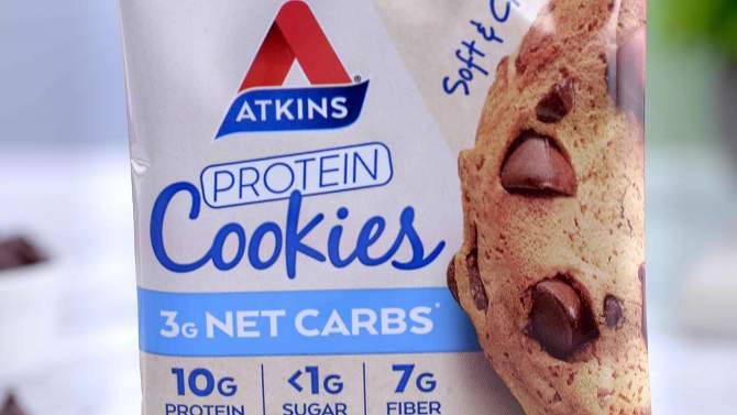 Atkins Chocolate Chip Protein Cookie - 4pk/5.5oz, 2 of 10, play video