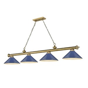 Z-Lite Cordon 4 - Light Chandelier in  Rubbed Brass - 1 of 2