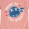 Girls' - Teenage Mutant Ninja Turtles - Born Raised Usa Fitted Short Sleeve Graphic T-Shirt - 2 of 4