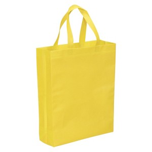 Unique Bargains Reusable Vertical Style Non-Woven Grocery Gift Tote Bag for Travel Storage 10 Pcs - 1 of 4