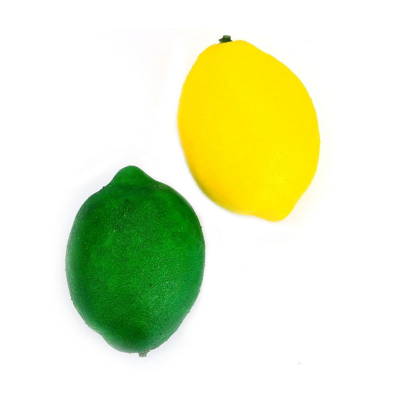 Link Ready! Set! Go! 12 Piece Yellow And Green Lifelike Fake Lemons, Kitchen Pretend Play Food Toys For Kids, 4 of 7