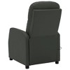 vidaXL Massage Recliner Anthracite Faux Leather - 4 of 4