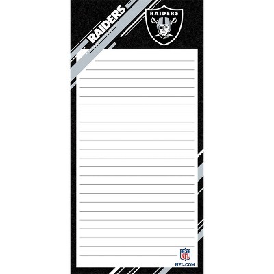 NFL Raiders 4.5"x9.25" Mini List Pad