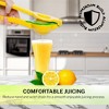 Amco 2-in-1 8.8-Inch Aluminum Squeezer - Comfortable Juicing for Strain-Free Experience, Kitchen Gadget for Juicing Lemons or Oranges (Yellow) - 4 of 4