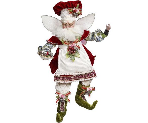 Mark Roberts Products 15" Collectible All the Trimmings Christmas Fairy Medium - Red/White