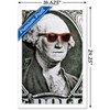 Trends International George Washington - Dollar Glasses Framed Wall Poster Prints - 3 of 4