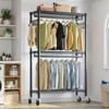 VIPEK R2 Plus 3 Tiers Portable Closets Heavy Duty Rolling Garment Rack Adjustable Clothes Rack - 4 of 4