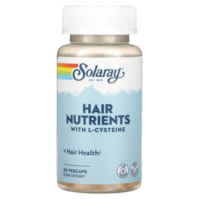 Solaray Hair Nutrients, 60 VegCaps