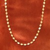 Ross-Simons Italian 18kt Gold Over Sterling Mirror-Link Necklace - 3 of 4