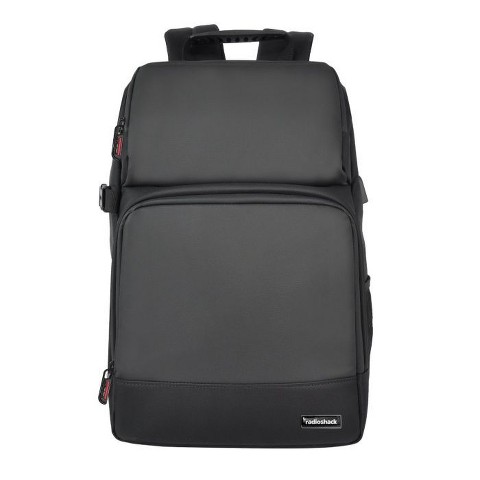 RadioShack Black/Gray 15.6" Laptop Backpack With Multiple Compartments