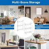 Haitral 2pk 3 Tier Slim Storage Cart Bathroom Organizer Laundry Room Organization - 3 of 4