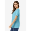 Woman Within Plus Size Perfect Short-Sleeve Scoopneck Tee - 4 of 4