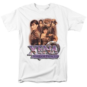Xena Princess Collage Adult T-Shirt - 1 of 4