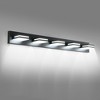 VYNXARIA Black Wall Lights, Modern 5-Light Vanity Fixture with Sleek Minimalist Design - 3 of 4