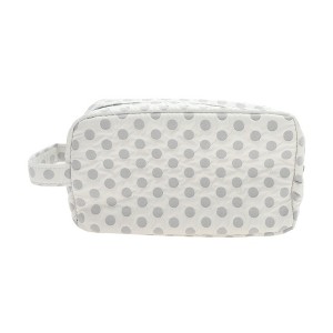 Unique Bargains Fashionable Rectangle Dots Makeup Bag 1 Pc - 1 of 4