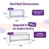 ComfyBumpy Bed Rail for Toddlers, Toddler Bed Rails for Twin, Full & Toddler Bed Size,  Baby Bed Side Rail for Kids - 3 of 4