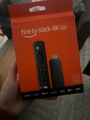 Fire TV Stick 4K Maximum, Streaming Device, Wi-Fi 6, Alexa Voice  Remote (Includes TV Controls) B08MQZXN1X - The Home Depot
