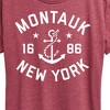 Women's - Instant Message - Montauk New York Short Sleeve Graphic T-Shirt - 2 of 4