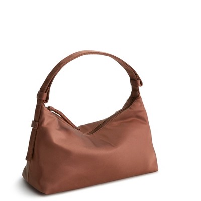 Vera Bradley Women's Outlet Nylon Roxbury Crescent Shoulder Bag