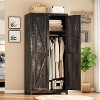 AMERLIFE Farmhouse Armoire Wardrobe Closet - 2 of 4