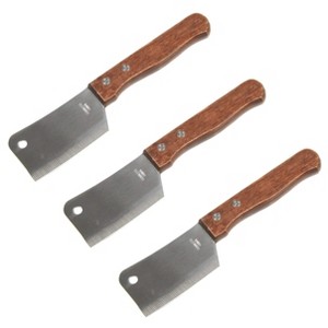 Chef Craft 7" Stainless Steel Mini Cleaver Chop Knife - Great for Chopping Veggies and Cheese - 1 of 2