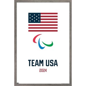 Trends International Team USA - Paralympic Logo Framed Wall Poster Prints - 1 of 4