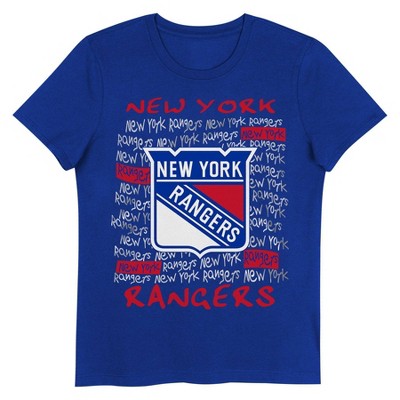 NHL New York Rangers Girls' Crew Neck T-Shirt
