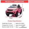 Jojoka 12V Kids Ride On Toys with Remote Control, Dual Drive Battery Powered Electric Car with Music, Lights, Safety Belt for Boys Girls - 4 of 4