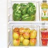 mDesign Plastic Storage Bin with Handles - Set of 8 - Clear - Made in USA - 3 of 4