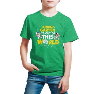Boys' - Disney - Kindergarten Out Of This World Short Sleeve Graphic T-Shirt - 1 of 4
