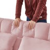 Sofa Bed Couch, Convertible Sofa Bed With Tufted Back & Seat, 3-angle Adjustable Backrest, Modern Lounge Chaise For Living Room Bedroom Home Office - 3 of 4