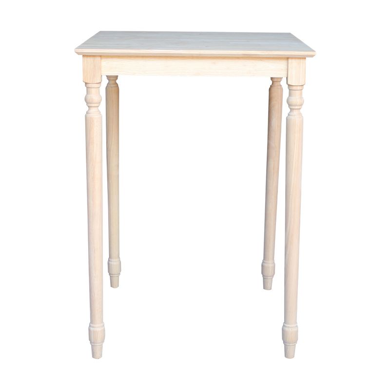 30" Square Solid Table Unfinished - International Concepts, 3 of 7