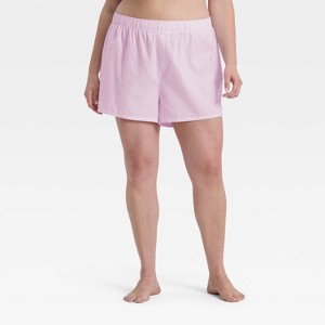 Women's Boxer Pajama Shorts - Wild Fable™ - 1 of 3