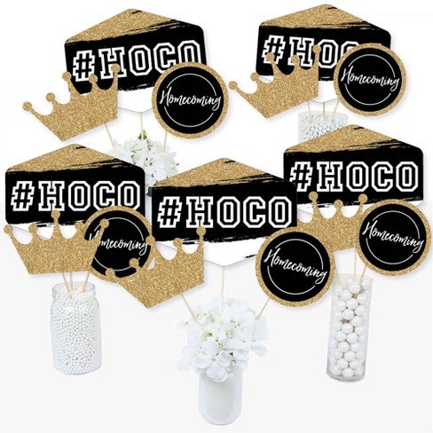 Big Dot Of Happiness Hoco Dance - Homecoming Centerpiece Sticks - Table ...