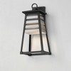 Maxim Lighting Shutters 1 - Light Wall Light in  Weathered Zinc/Black - 2 of 3