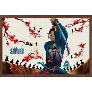 Trends International Netflix Blue Eye Samurai (2023) - One Sheet Framed Wall Poster Prints - 1 of 4