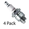 NGK 4 Pack of Genuine OEM Standard Spark Plugs - B4LM-4PK - 3 of 3