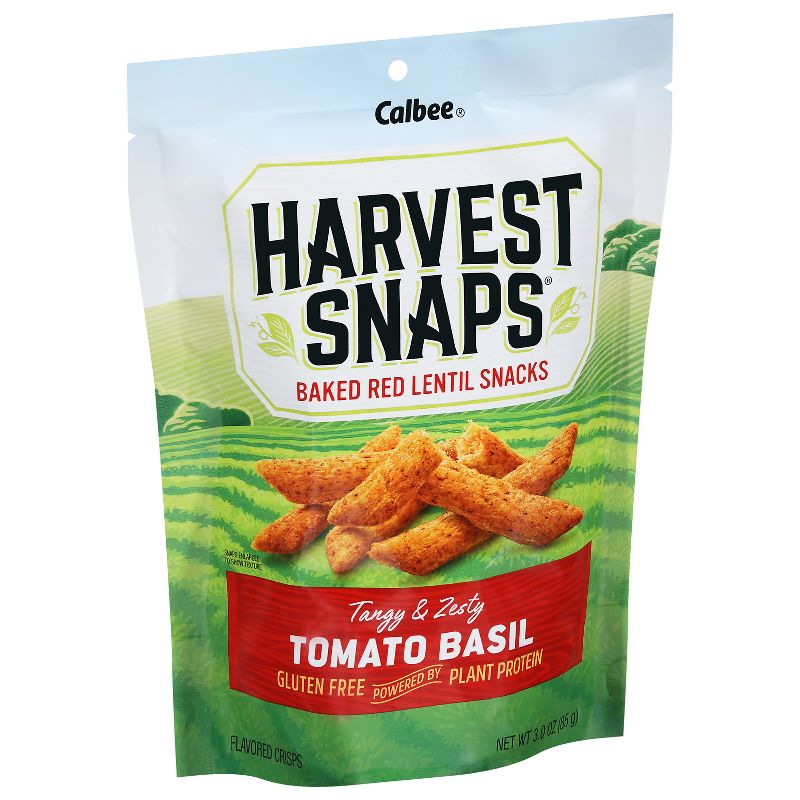 Harvest Snaps Red Lentil Snack Crisps Tomato Basil - 3oz, 5 of 7