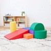 ECR4Kids SoftZone Crawl and Climb Playtime Playset, Building Blocks, 6-Piece - 4 of 4