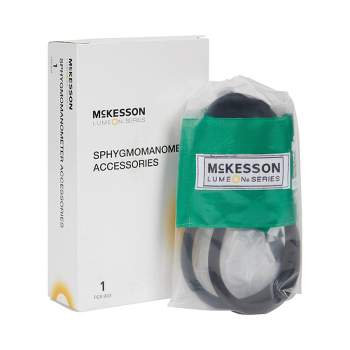 McKesson LUMEON Child Cuff Arm Reusable Blood Pressure Cuff and Bulb 01-865-9CGRGM Green 1 per Box
