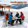 BAOURE Outdoor 48000 BTU Outdoor Propane Patio Heater with Wheels and Cover, Stainless Steel Burner for outdoor use Triple Protection System - 2 of 4