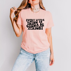 Simply Sage Market Every Little Thing Wavy Short Sleeve Tee - 1 of 4