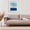 Stupell Industries Simple Blue Sky View Framed Print Under Glass - 3 of 4
