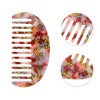 Unique Bargains Spotted Pattern Hair Comb 1 Pc - 2 of 4