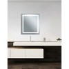CWI Lighting Abril Rectangle Matte White LED 40 in. Mirror From our Abril Collection - 4 of 4